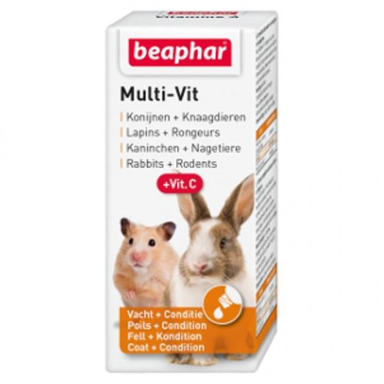 Συμπλήρωμα Διατροφής Τρωκτικών Beaphar Multi-Vit 20ml Συμπληρώματα Διατροφής