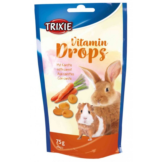 Λιχουδιά Τρωκτικών Trixie Drops Καρότο 75gr Λιχουδιές