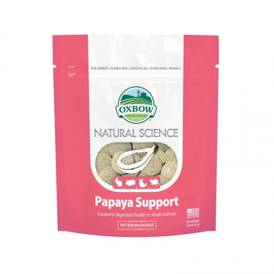 Συμπλήρωμα Διατροφής Oxbow Papaya Support 33gr Συμπληρώματα Διατροφής