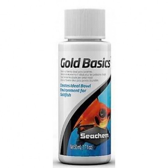 Βελτιωτικό Νερού Seachem Gold Basics Αντιχλώριο 50ml Βελτιωτικά Νερού