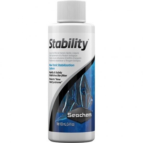 Βελτιωτικό Νερού Seachem Βακτήρια Stability 250ml +30% Free 325ml Βελτιωτικά Νερού