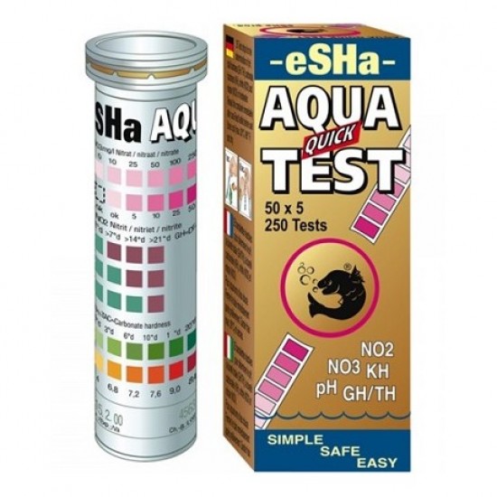 Test Νερού eSha Aqua Test Quick 6test 50τεμ Test Νερού