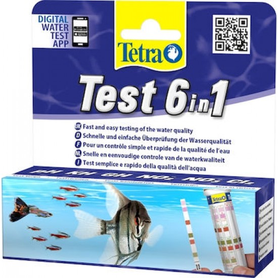 Test Νερού Tetra 6in1 Test Νερού