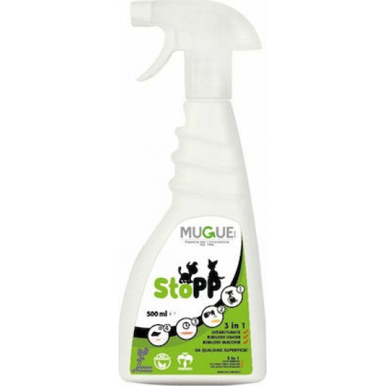 Kαθαριστικό Spray Κατοικιδίων Mugue Stopp 3in1 500ml Καθαριστικά-Απολυμαντικά